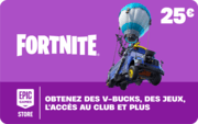 Carte Fortnite 25 €